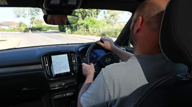 Volvo EC40 Plus long-term - driving